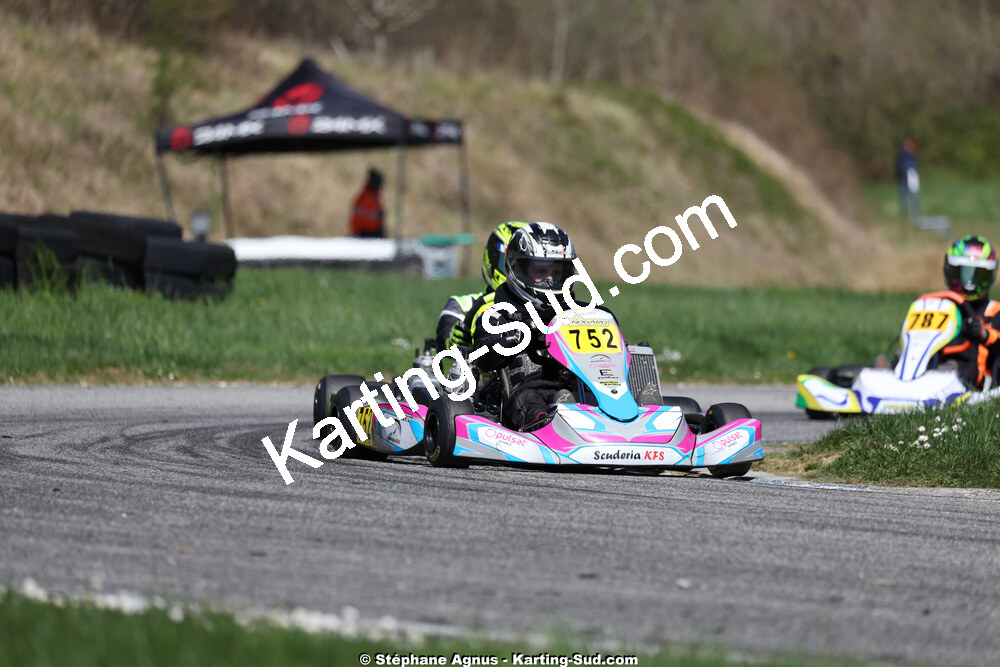 29 & 30/03/2025 : 2ème manche du Championnat du Sud au circuit d’Aigues-Vives (photos Stéphane Agnus) 2025 — karting