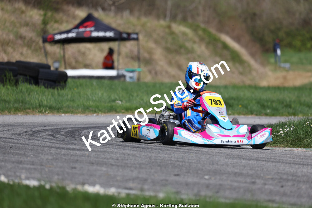 29 & 30/03/2025 : 2ème manche du Championnat du Sud au circuit d’Aigues-Vives (photos Stéphane Agnus) 2025 — karting