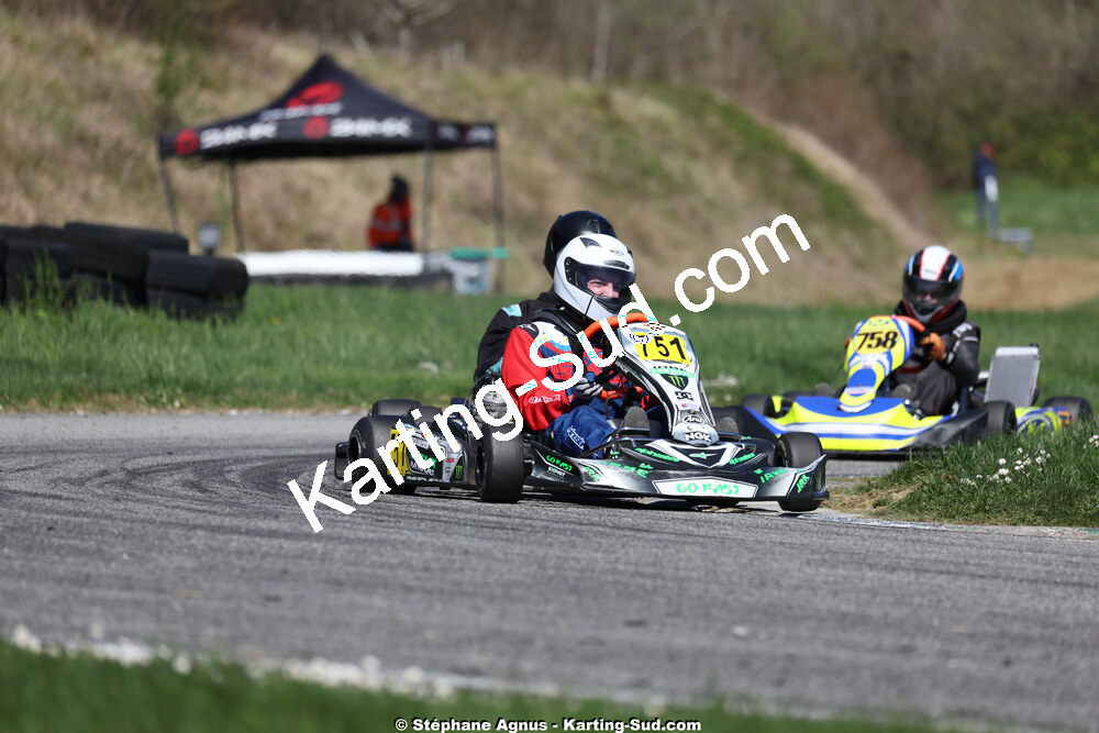 29 & 30/03/2025 : 2ème manche du Championnat du Sud au circuit d’Aigues-Vives (photos Stéphane Agnus) 2025 — karting