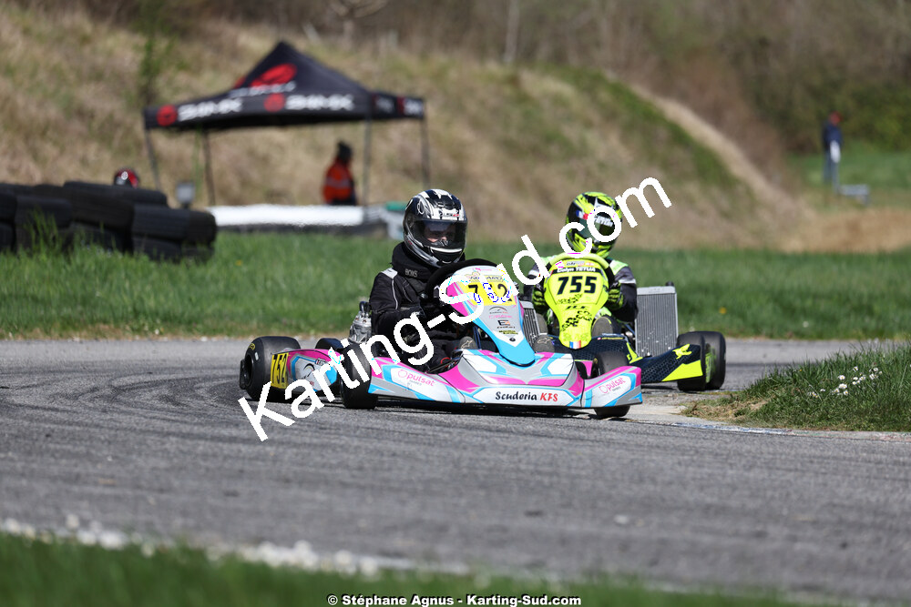 29 & 30/03/2025 : 2ème manche du Championnat du Sud au circuit d’Aigues-Vives (photos Stéphane Agnus) 2025 — karting