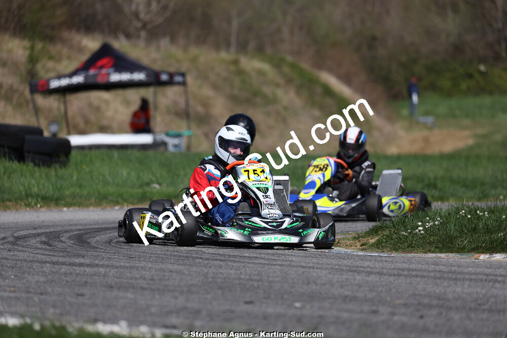 29 & 30/03/2025 : 2ème manche du Championnat du Sud au circuit d’Aigues-Vives (photos Stéphane Agnus) 2025 — karting