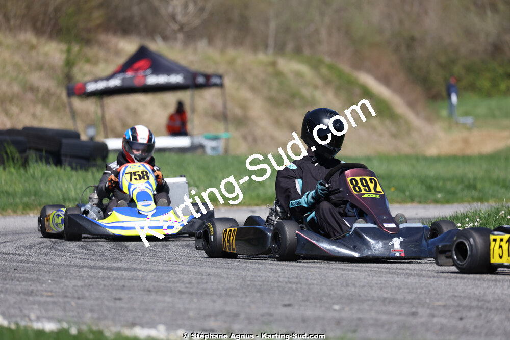 29 & 30/03/2025 : 2ème manche du Championnat du Sud au circuit d’Aigues-Vives (photos Stéphane Agnus) 2025 — karting