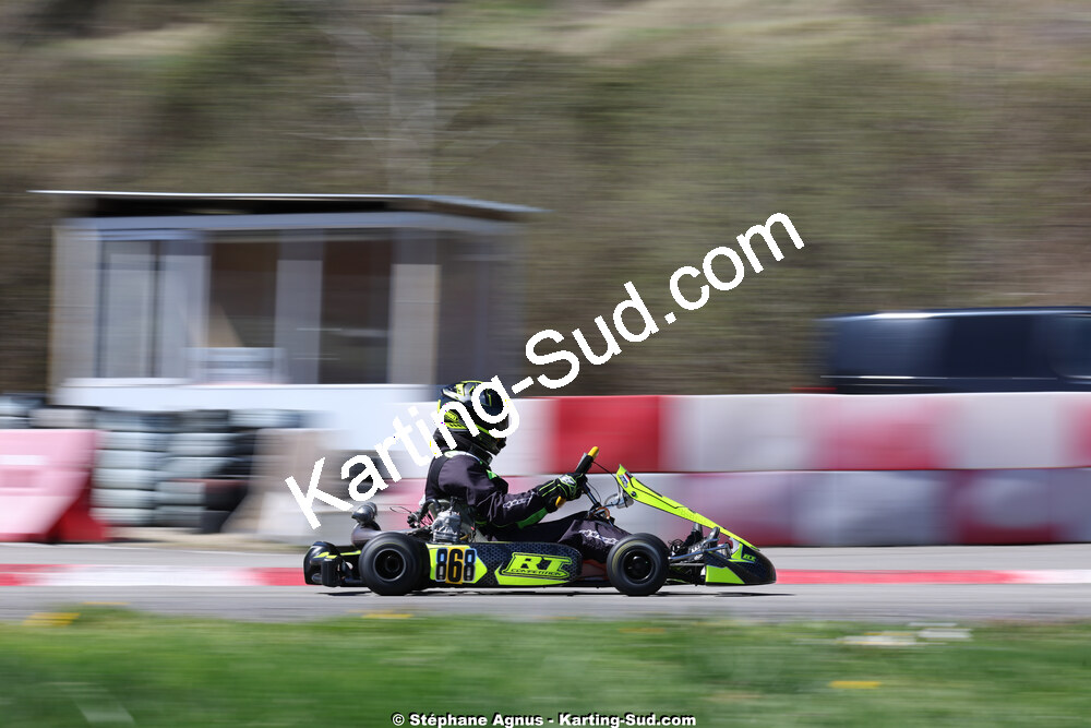 29 & 30/03/2025 : 2ème manche du Championnat du Sud au circuit d’Aigues-Vives (photos Stéphane Agnus) 2025 — karting
