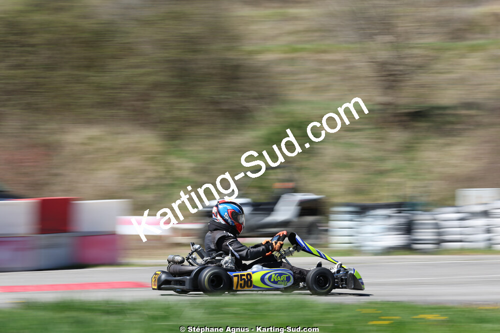 29 & 30/03/2025 : 2ème manche du Championnat du Sud au circuit d’Aigues-Vives (photos Stéphane Agnus) 2025 — karting