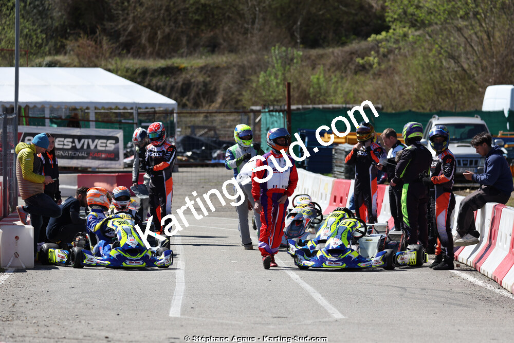 29 & 30/03/2025 : 2ème manche du Championnat du Sud au circuit d’Aigues-Vives (photos Stéphane Agnus) 2025 — karting
