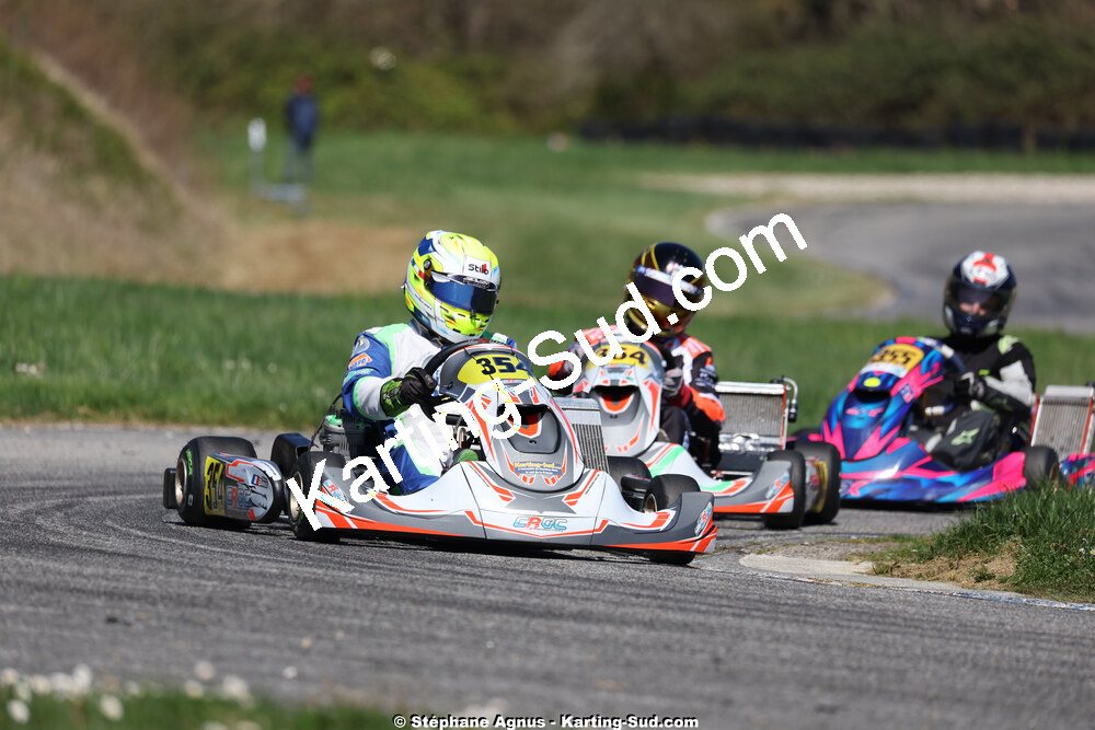 29 & 30/03/2025 : 2ème manche du Championnat du Sud au circuit d’Aigues-Vives (photos Stéphane Agnus) 2025 — karting