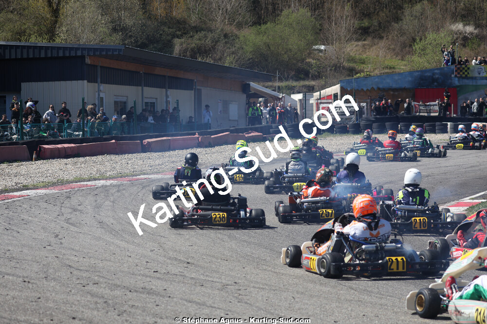 29 & 30/03/2025 : 2ème manche du Championnat du Sud au circuit d’Aigues-Vives (photos Stéphane Agnus) 2025 — karting