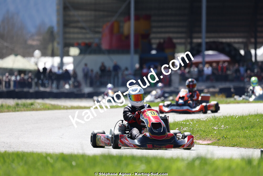29 & 30/03/2025 : 2ème manche du Championnat du Sud au circuit d’Aigues-Vives (photos Stéphane Agnus) 2025 — karting