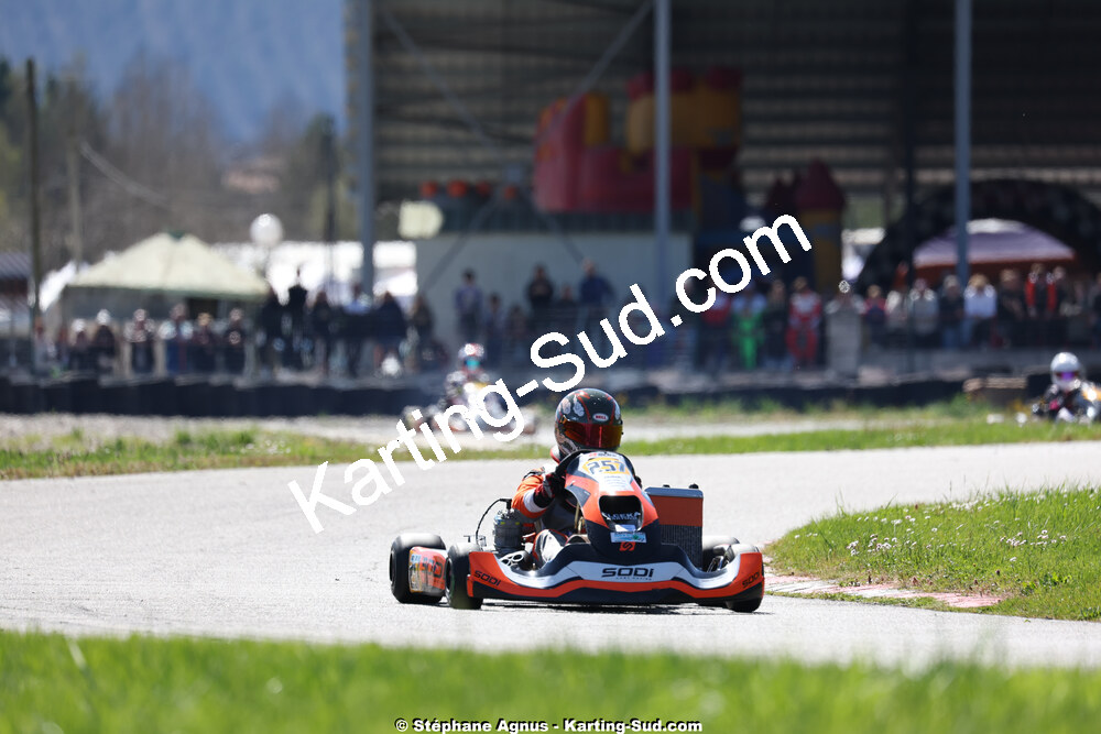 29 & 30/03/2025 : 2ème manche du Championnat du Sud au circuit d’Aigues-Vives (photos Stéphane Agnus) 2025 — karting