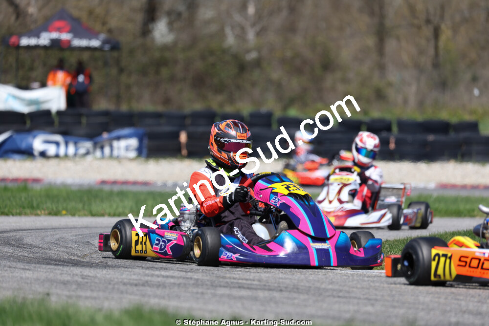 29 & 30/03/2025 : 2ème manche du Championnat du Sud au circuit d’Aigues-Vives (photos Stéphane Agnus) 2025 — karting