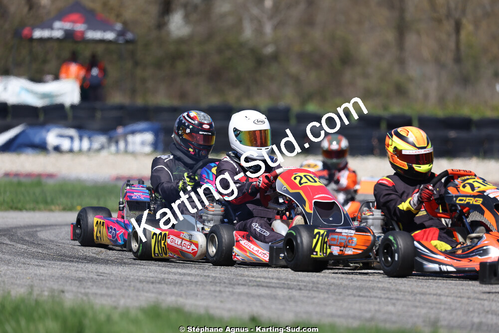 29 & 30/03/2025 : 2ème manche du Championnat du Sud au circuit d’Aigues-Vives (photos Stéphane Agnus) 2025 — karting