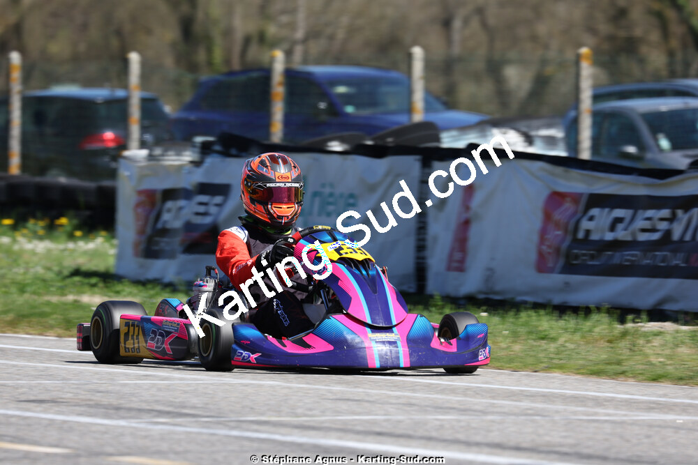 29 & 30/03/2025 : 2ème manche du Championnat du Sud au circuit d’Aigues-Vives (photos Stéphane Agnus) 2025 — karting