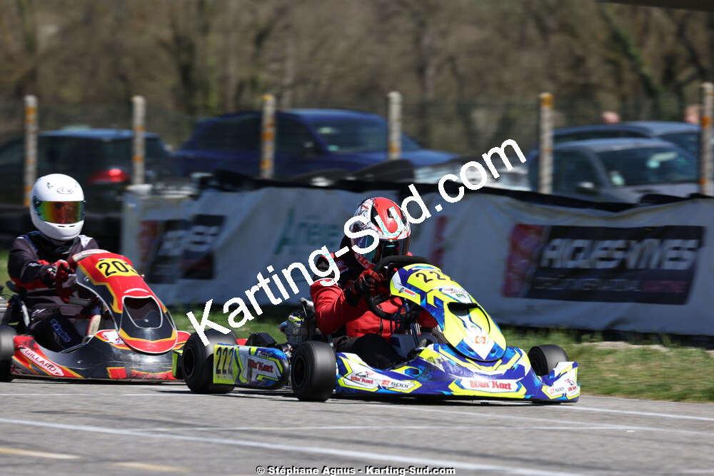 29 & 30/03/2025 : 2ème manche du Championnat du Sud au circuit d’Aigues-Vives (photos Stéphane Agnus) 2025 — karting