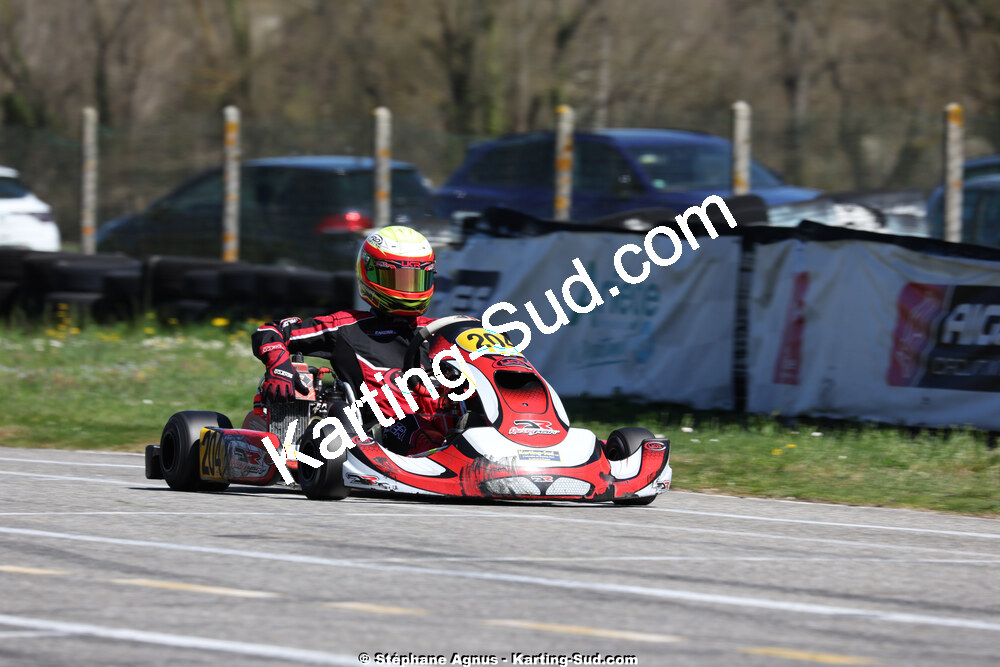 29 & 30/03/2025 : 2ème manche du Championnat du Sud au circuit d’Aigues-Vives (photos Stéphane Agnus) 2025 — karting