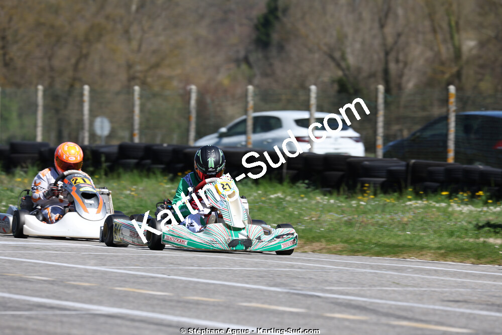 29 & 30/03/2025 : 2ème manche du Championnat du Sud au circuit d’Aigues-Vives (photos Stéphane Agnus) 2025 — karting