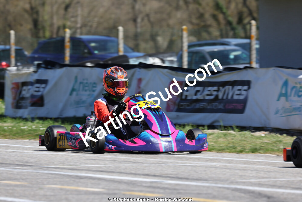 29 & 30/03/2025 : 2ème manche du Championnat du Sud au circuit d’Aigues-Vives (photos Stéphane Agnus) 2025 — karting