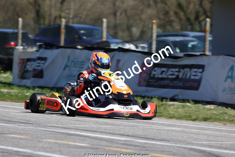 29 & 30/03/2025 : 2ème manche du Championnat du Sud au circuit d’Aigues-Vives (photos Stéphane Agnus) 2025 — karting