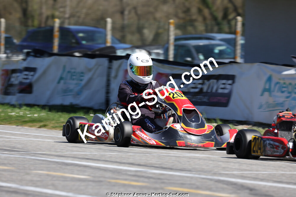 29 & 30/03/2025 : 2ème manche du Championnat du Sud au circuit d’Aigues-Vives (photos Stéphane Agnus) 2025 — karting