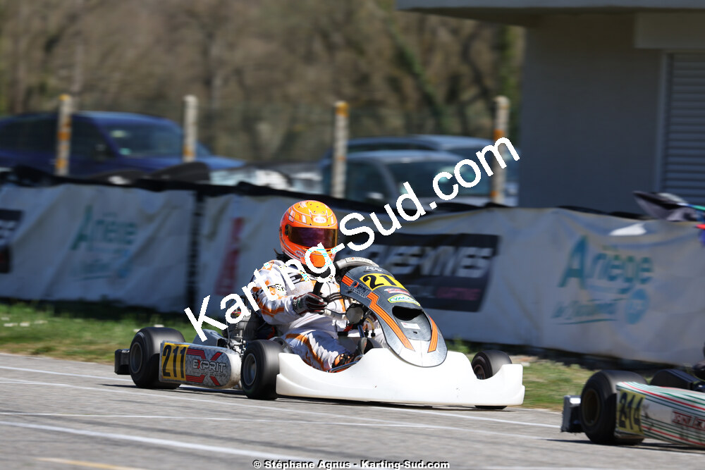 29 & 30/03/2025 : 2ème manche du Championnat du Sud au circuit d’Aigues-Vives (photos Stéphane Agnus) 2025 — karting