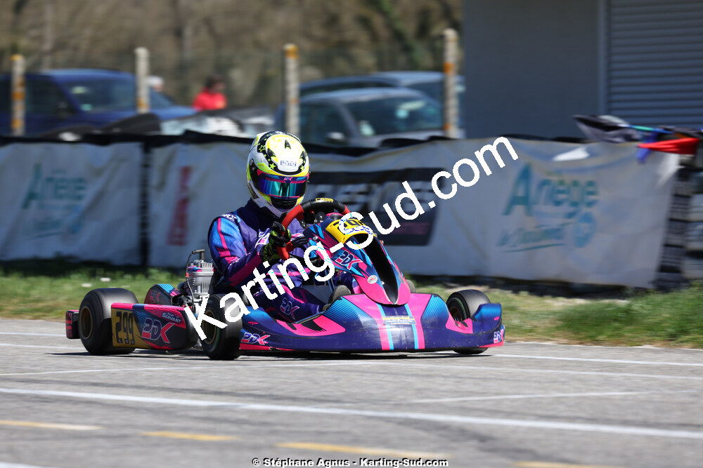 29 & 30/03/2025 : 2ème manche du Championnat du Sud au circuit d’Aigues-Vives (photos Stéphane Agnus) 2025 — karting