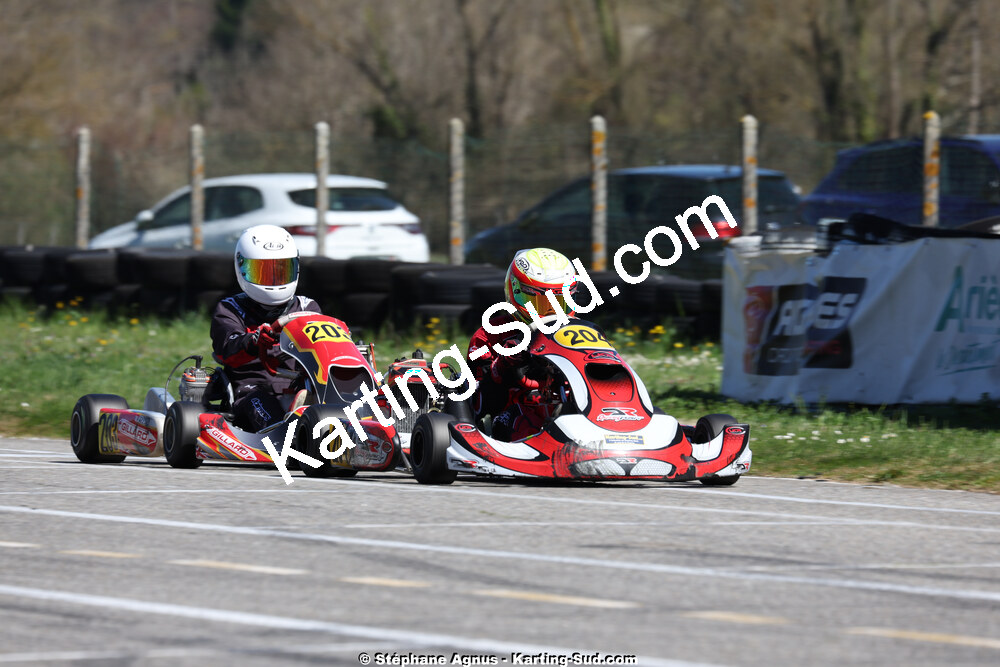 29 & 30/03/2025 : 2ème manche du Championnat du Sud au circuit d’Aigues-Vives (photos Stéphane Agnus) 2025 — karting