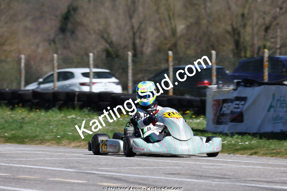 29 & 30/03/2025 : 2ème manche du Championnat du Sud au circuit d’Aigues-Vives (photos Stéphane Agnus) 2025 — karting