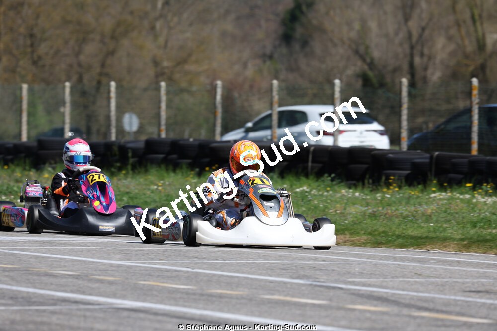 29 & 30/03/2025 : 2ème manche du Championnat du Sud au circuit d’Aigues-Vives (photos Stéphane Agnus) 2025 — karting