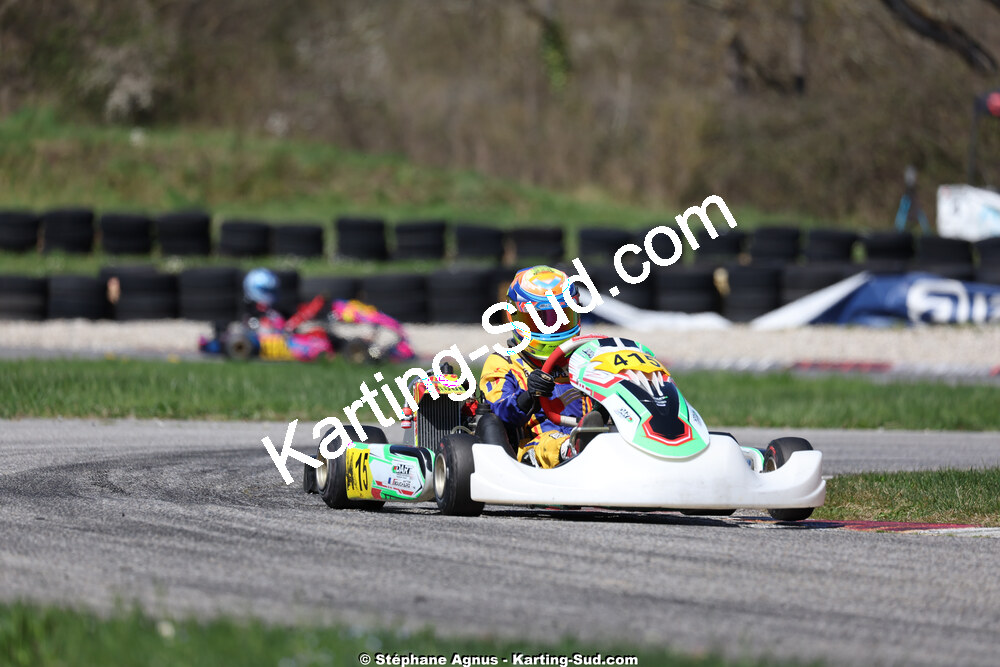 29 & 30/03/2025 : 2ème manche du Championnat du Sud au circuit d’Aigues-Vives (photos Stéphane Agnus) 2025 — karting