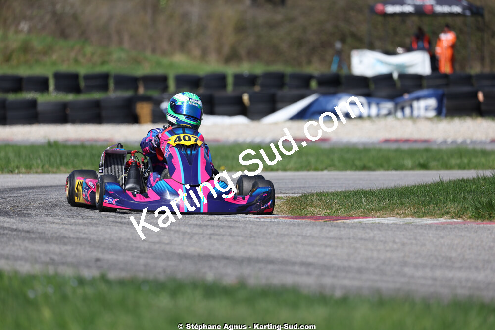 29 & 30/03/2025 : 2ème manche du Championnat du Sud au circuit d’Aigues-Vives (photos Stéphane Agnus) 2025 — karting