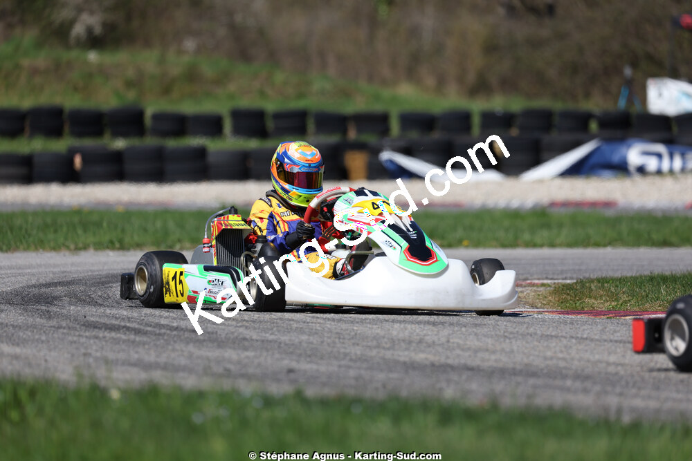 29 & 30/03/2025 : 2ème manche du Championnat du Sud au circuit d’Aigues-Vives (photos Stéphane Agnus) 2025 — karting