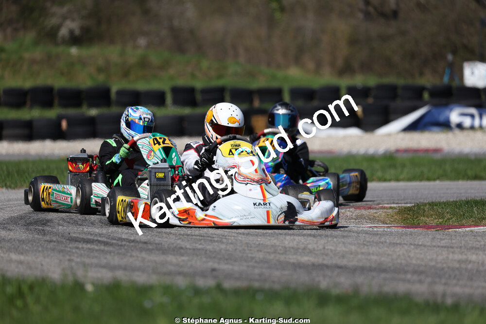 29 & 30/03/2025 : 2ème manche du Championnat du Sud au circuit d’Aigues-Vives (photos Stéphane Agnus) 2025 — karting