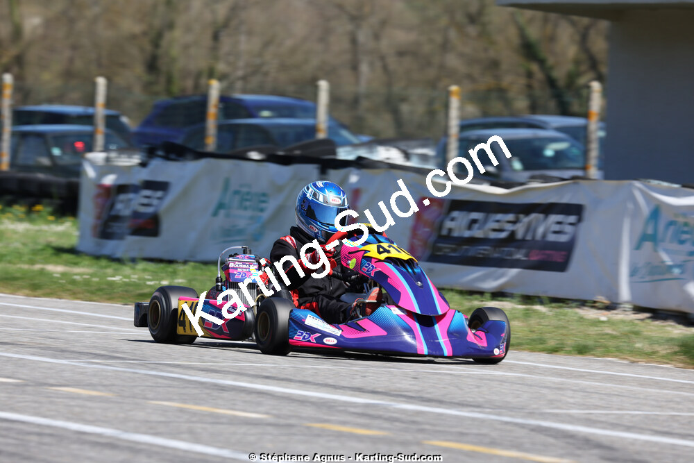 29 & 30/03/2025 : 2ème manche du Championnat du Sud au circuit d’Aigues-Vives (photos Stéphane Agnus) 2025 — karting