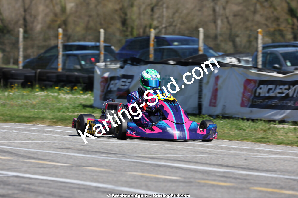 29 & 30/03/2025 : 2ème manche du Championnat du Sud au circuit d’Aigues-Vives (photos Stéphane Agnus) 2025 — karting