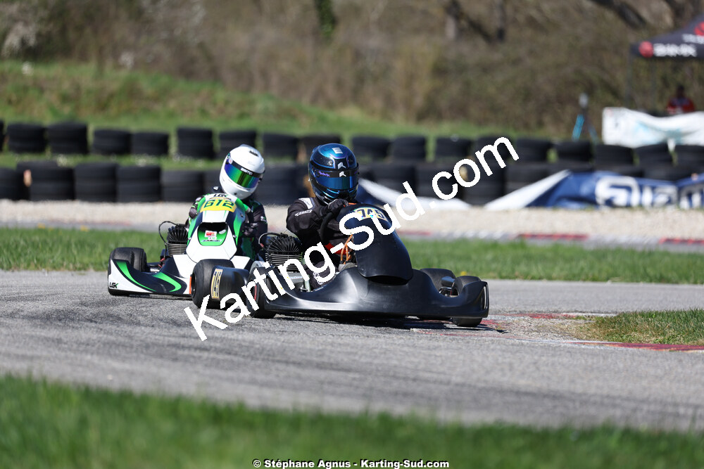29 & 30/03/2025 : 2ème manche du Championnat du Sud au circuit d’Aigues-Vives (photos Stéphane Agnus) 2025 — karting