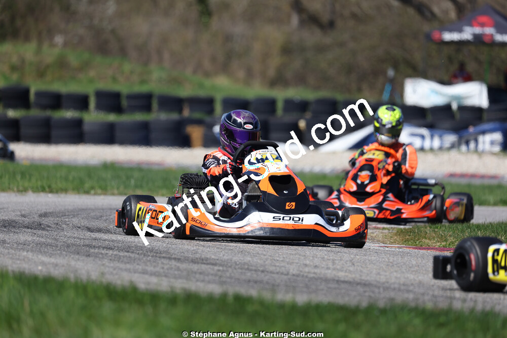 29 & 30/03/2025 : 2ème manche du Championnat du Sud au circuit d’Aigues-Vives (photos Stéphane Agnus) 2025 — karting