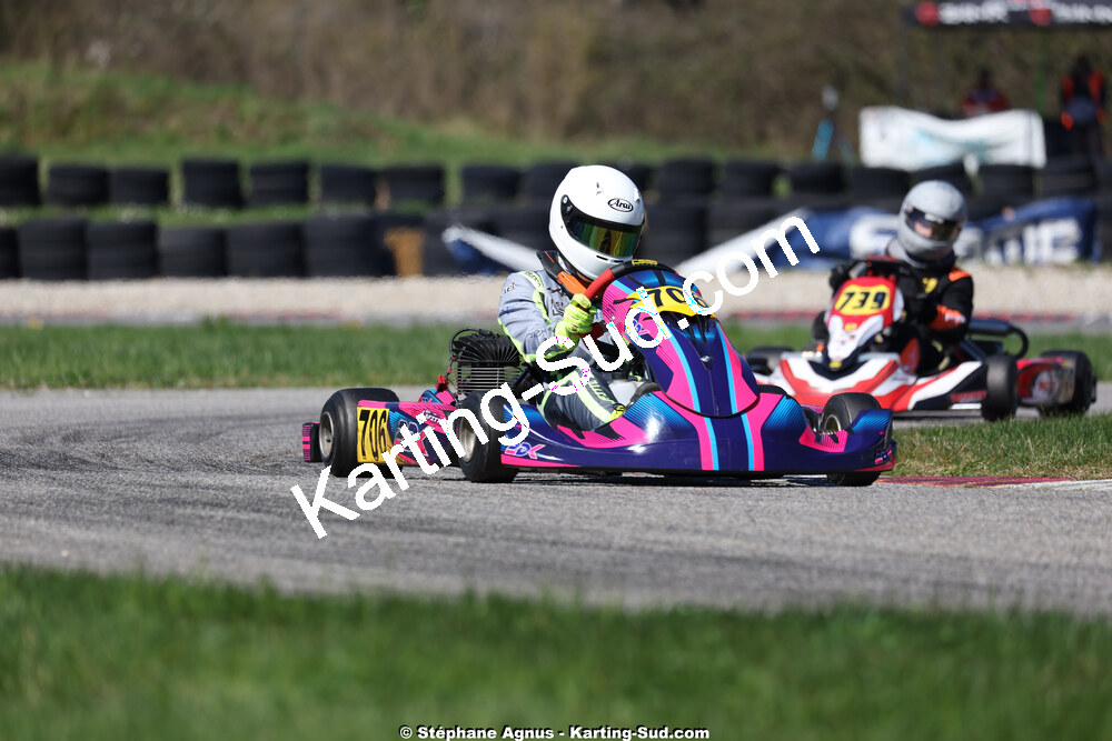 29 & 30/03/2025 : 2ème manche du Championnat du Sud au circuit d’Aigues-Vives (photos Stéphane Agnus) 2025 — karting