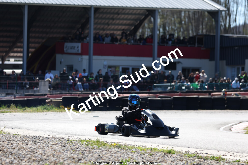 29 & 30/03/2025 : 2ème manche du Championnat du Sud au circuit d’Aigues-Vives (photos Stéphane Agnus) 2025 — karting