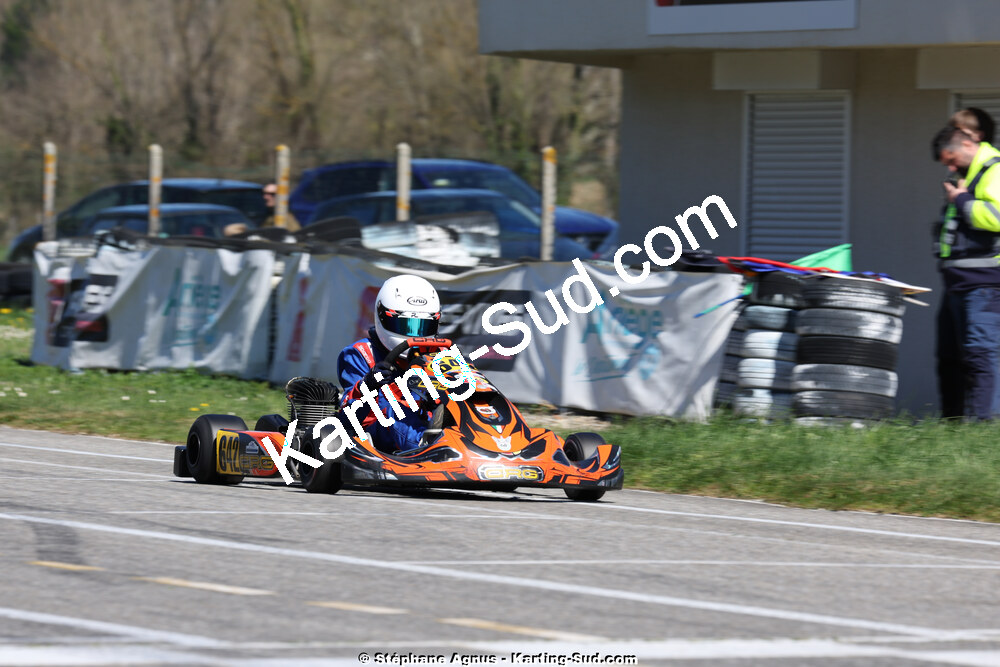 29 & 30/03/2025 : 2ème manche du Championnat du Sud au circuit d’Aigues-Vives (photos Stéphane Agnus) 2025 — karting