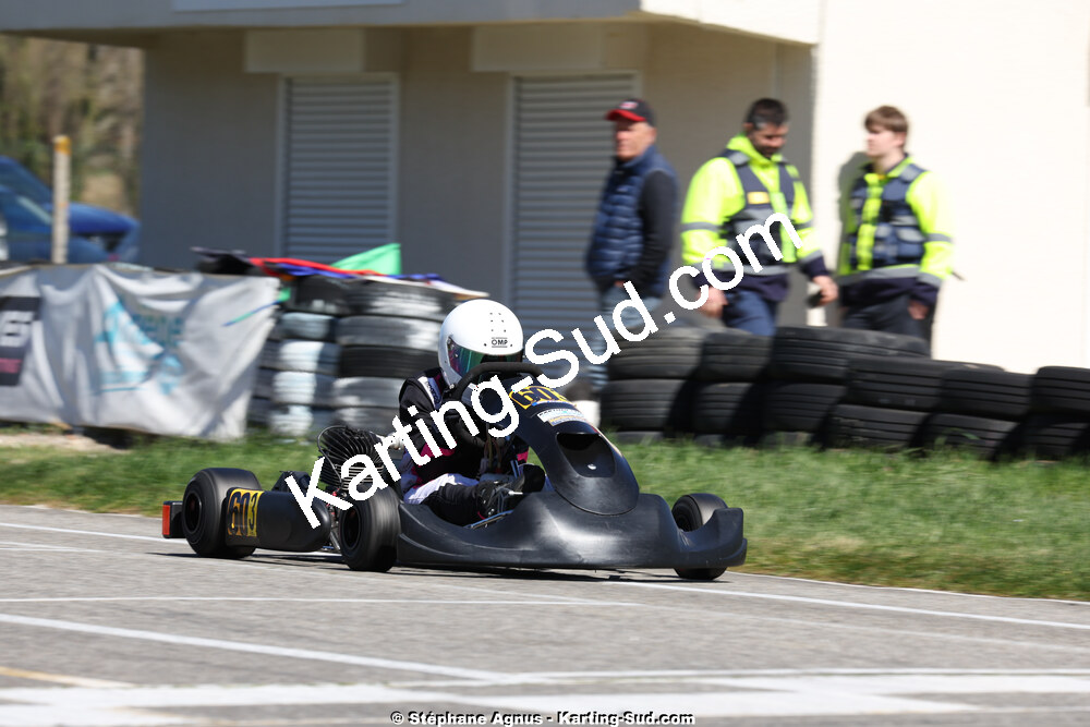 29 & 30/03/2025 : 2ème manche du Championnat du Sud au circuit d’Aigues-Vives (photos Stéphane Agnus) 2025 — karting