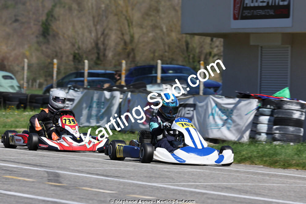 29 & 30/03/2025 : 2ème manche du Championnat du Sud au circuit d’Aigues-Vives (photos Stéphane Agnus) 2025 — karting