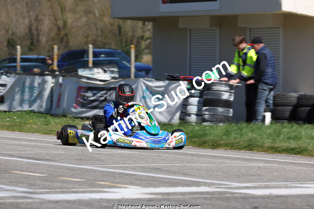 29 & 30/03/2025 : 2ème manche du Championnat du Sud au circuit d’Aigues-Vives (photos Stéphane Agnus) 2025 — karting