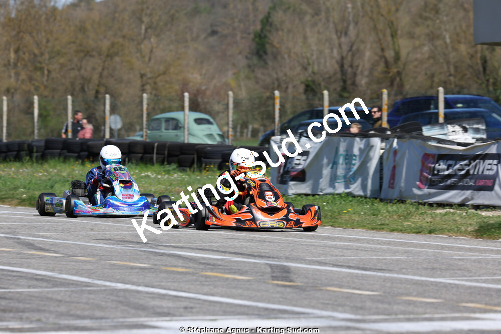 29 & 30/03/2025 : 2ème manche du Championnat du Sud au circuit d’Aigues-Vives (photos Stéphane Agnus) 2025 — karting