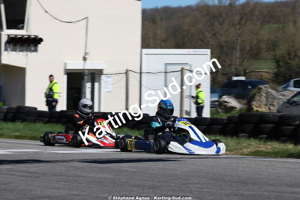 29 & 30/03/2025 : 2ème manche du Championnat du Sud au circuit d’Aigues-Vives (photos Stéphane Agnus) 2025 — karting