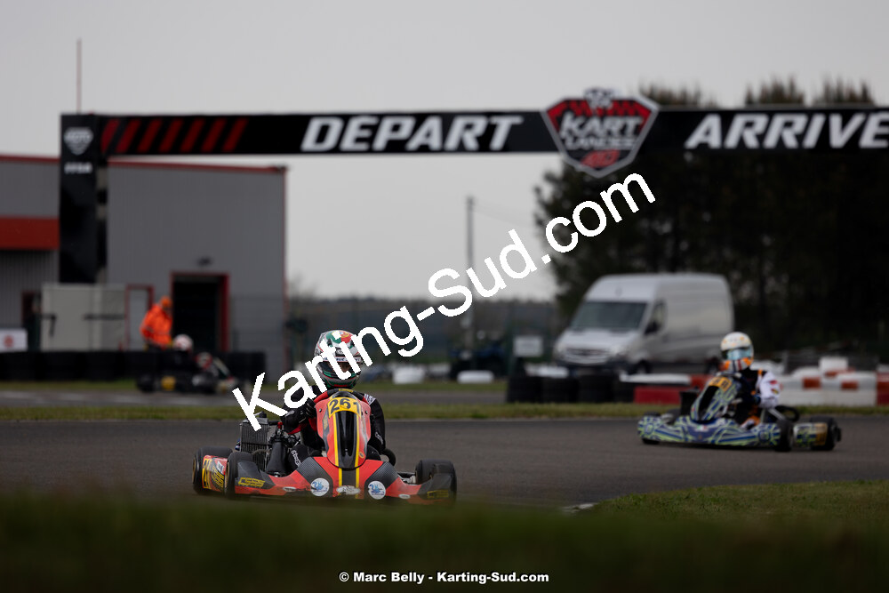 12 & 13/04/2025 : 2ème manche de l’Atlantic Trophée à Kart Land 40 (photos Marc Belly) 2025 — karting
