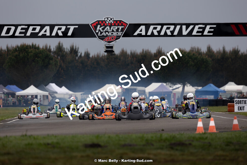 12 & 13/04/2025 : 2ème manche de l’Atlantic Trophée à Kart Land 40 (photos Marc Belly) 2025 — karting