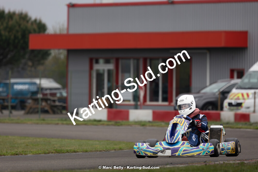 12 & 13/04/2025 : 2ème manche de l’Atlantic Trophée à Kart Land 40 (photos Marc Belly) 2025 — karting