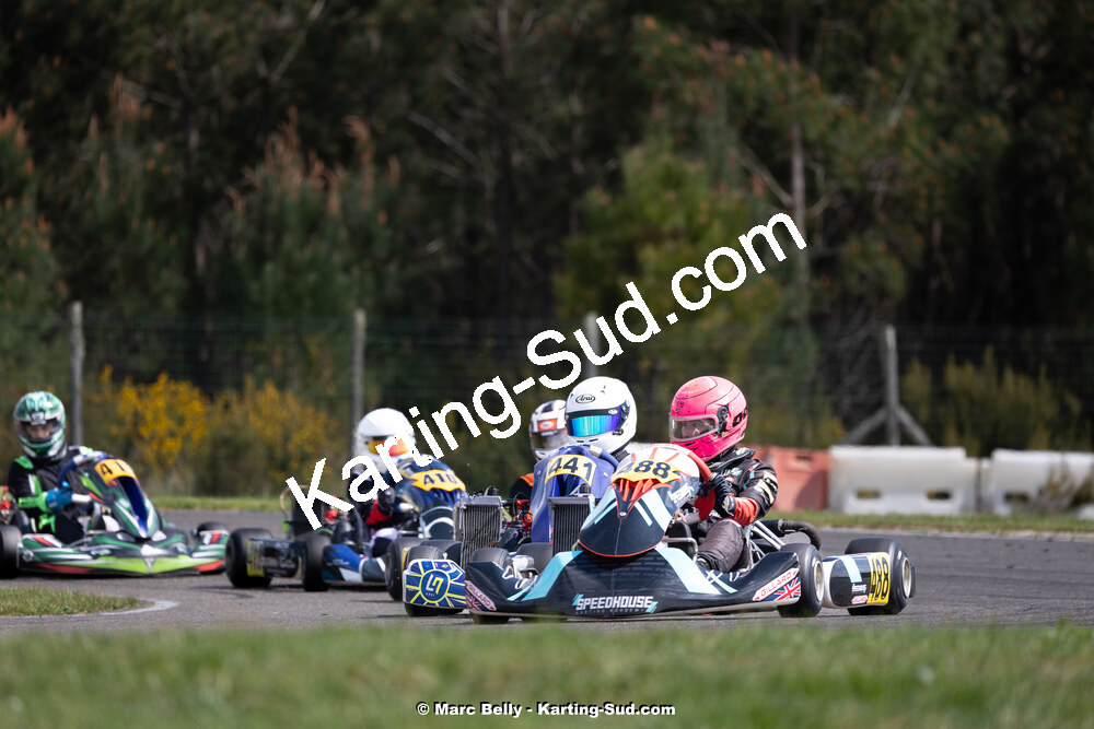 12 & 13/04/2025 : 2ème manche de l’Atlantic Trophée à Kart Land 40 (photos Marc Belly) 2025 — karting