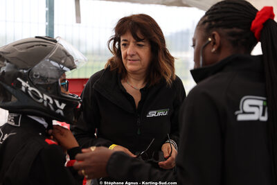 Sandrine SUAU — 26 & 27/04/2025 : 3ème manche du Championnat du Sud au circuit Fun Kart Brissac (photos Stéphane Agnus) 2025 — karting