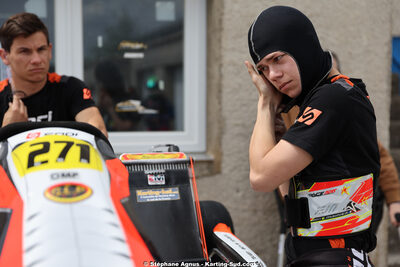 Evan MAINIER — 26 & 27/04/2025 : 3ème manche du Championnat du Sud au circuit Fun Kart Brissac (photos Stéphane Agnus) 2025 — karting