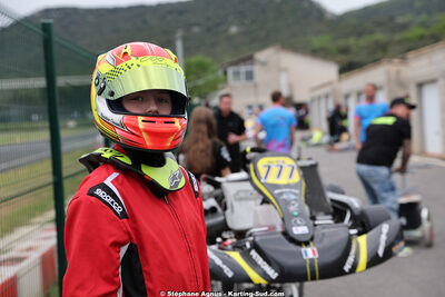 Theodore COUSIN — 26 & 27/04/2025 : 3ème manche du Championnat du Sud au circuit Fun Kart Brissac (photos Stéphane Agnus) 2025 — karting